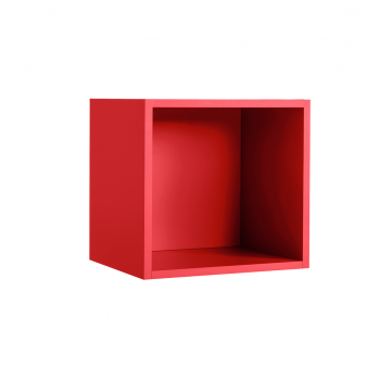Libreria cubotto Crazy rosso L.42,9 cm